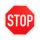 STOP-SIGN' SYMBOL PODLAHY 500mm