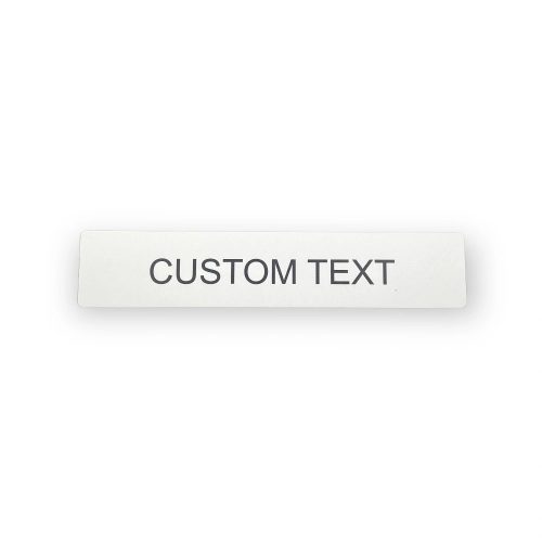 GEToolbox®  I TVAROVÉ ZNAČENIE PODLAHY CUSTOM TEXT biela