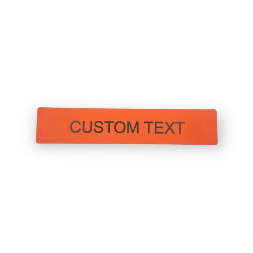 GEToolbox®  I TVAROVÉ ZNAČENIE PODLAHY CUSTOM TEXT oranžová