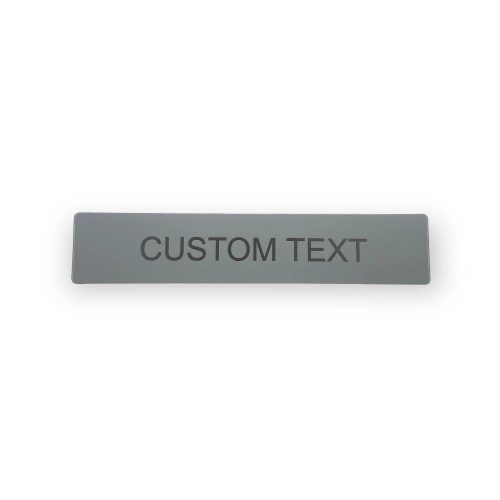 GEToolbox®  I TVAROVÉ ZNAČENIE PODLAHY CUSTOM TEXT šedá