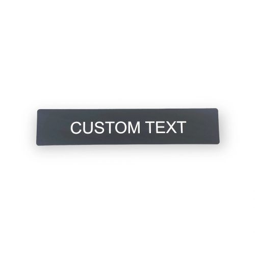 GEToolbox®  I TVAROVÉ ZNAČENIE PODLAHY CUSTOM TEXT čierna