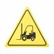 "WARNING! FORKLIFT TRUCKS" PODLAHOVÁ ZNAČKA 300 mm