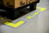 GEToolbox® Text Window Floor Marker "Mini Cut-out" 50mm zelená